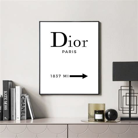 dior black and white poster|christian Dior poster.